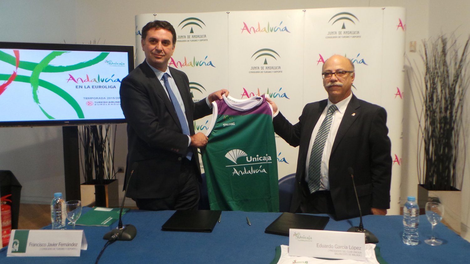 Junta y Unicaja se unen para mostrar el destino turístico de Andalucía durante la Euroliga