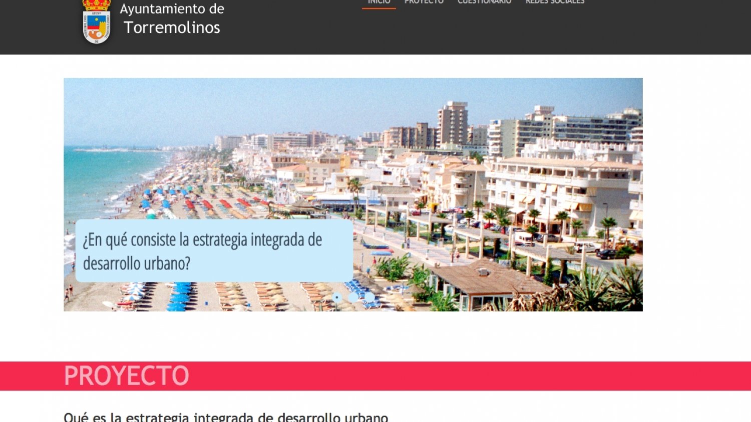 Ayuntamiento de Torremolinos pone en marcha una web de participación ciudadana para aportar ideas sobre el modelo de ciudad