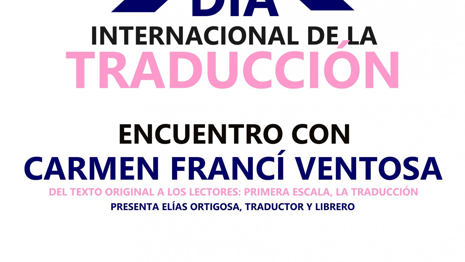 El Centro Andaluz de las Letras celebra el Día de la Traducción con una conferencia a cargo de Carmen Francí