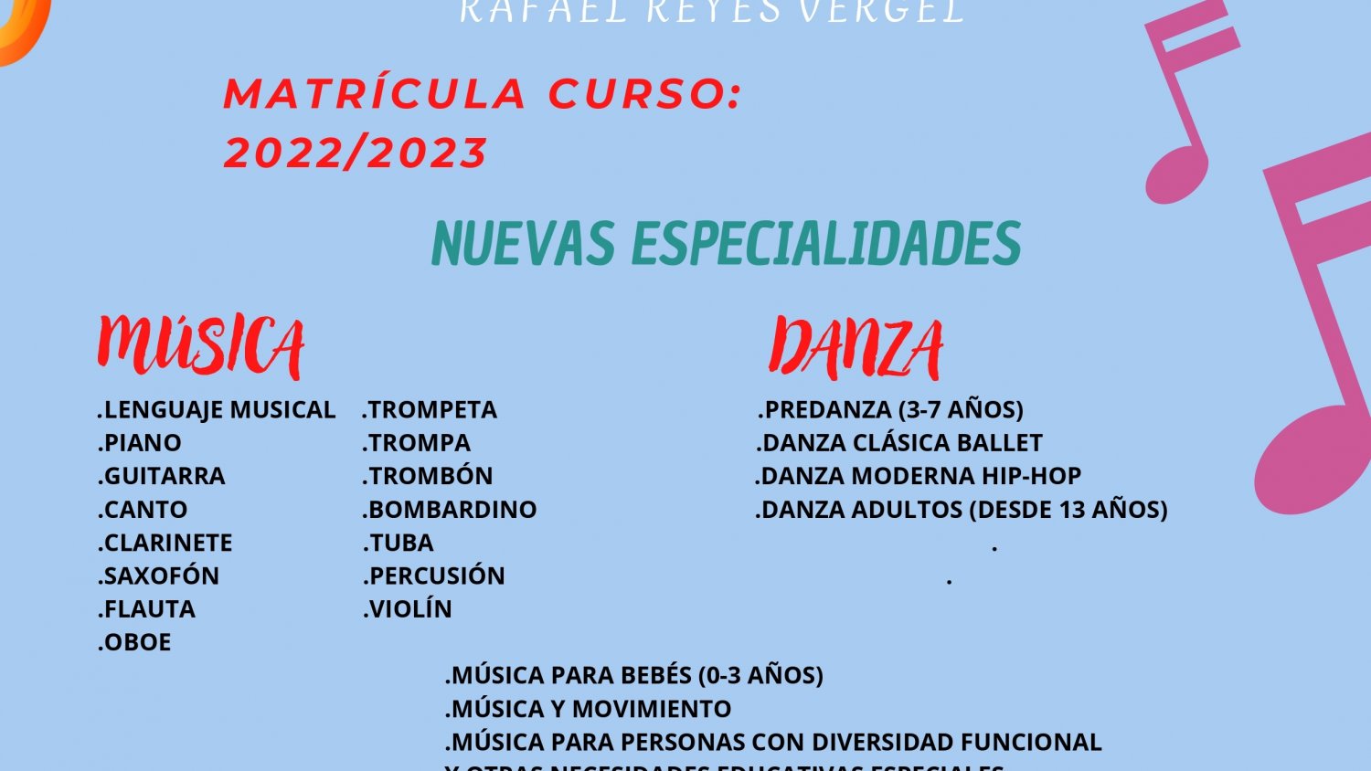 Campillos amplía la oferta de la escuela municipal de música para el curso 2022-23