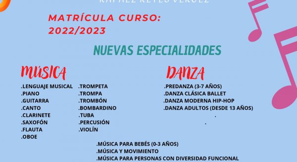 Campillos amplía la oferta de la escuela municipal de música para el curso 2022-23