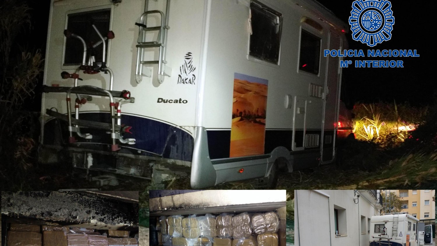 Detenidas 21 personas que traficaban con hachís y que utilizaban una autocaravana para transportarla
