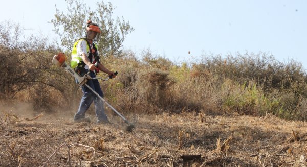 El Ayuntamiento de Mijas concluye los trabajos de limpieza, desbroce y creación de cortafuegos en La Majadilla del Muerto