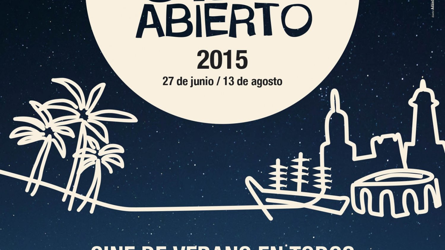 Las proyecciones de Cine Abierto 2015 reúnen a más de 65.000 espectadores