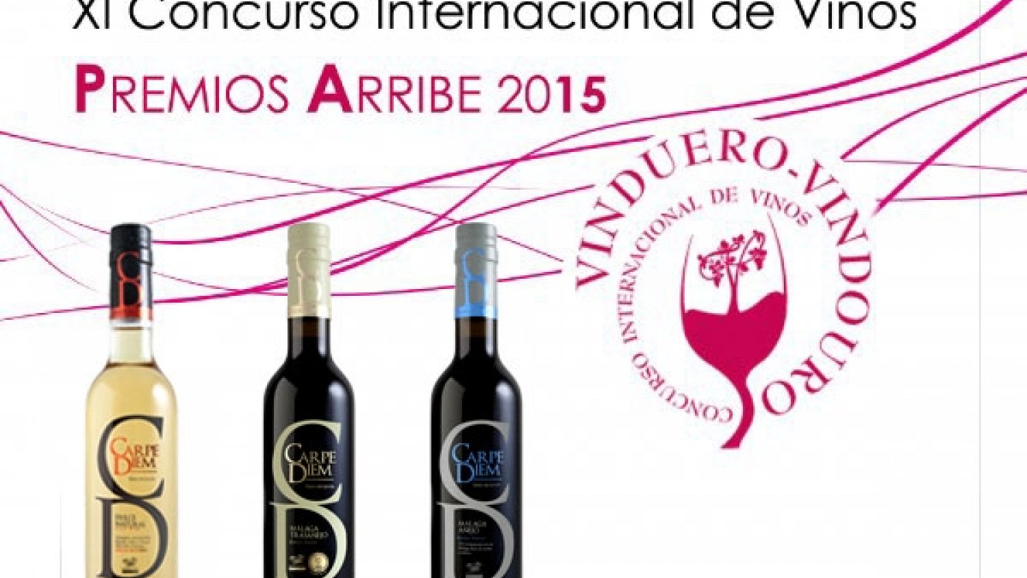 El vino malagueño Carpe Diem recibe tres medallas de plata en sus variedades Añejo, Trasañejo y Dulce Natural