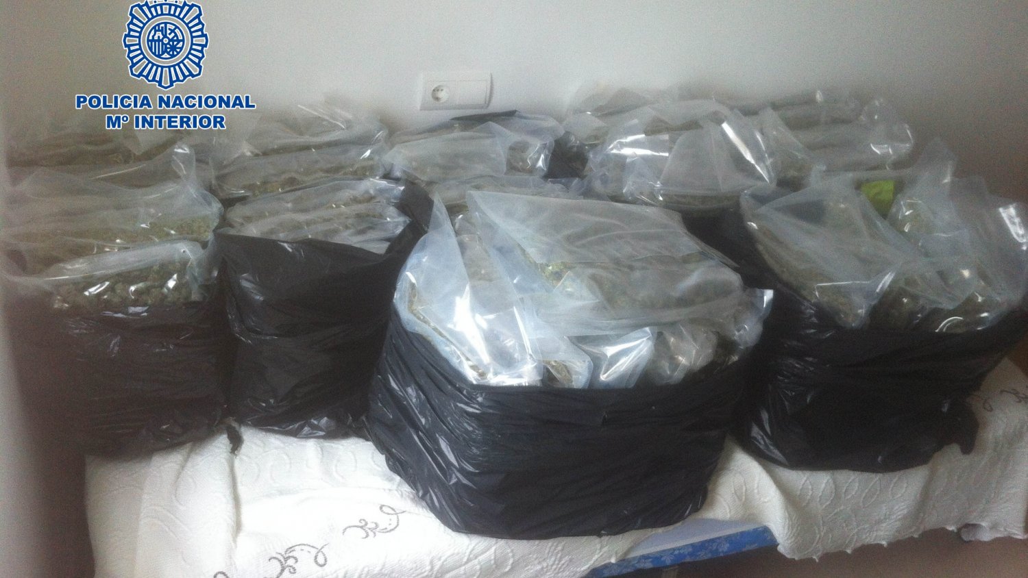 Detenidas diez personas e incautados más de 80 kilos de marihuana