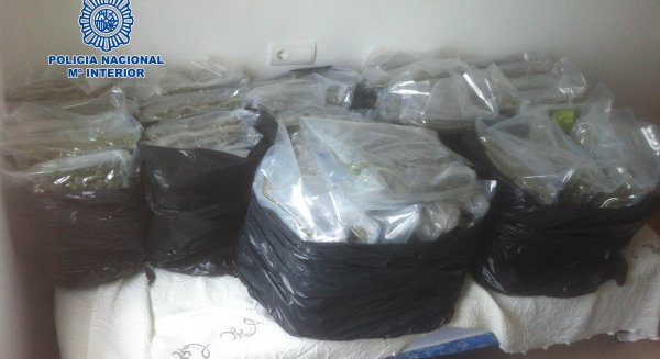 Detenidas diez personas e incautados más de 80 kilos de marihuana