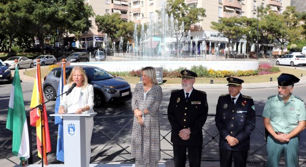 Marbella moderniza y realza la imagen de la rotonda en homenaje a las Víctimas del Terrorismo