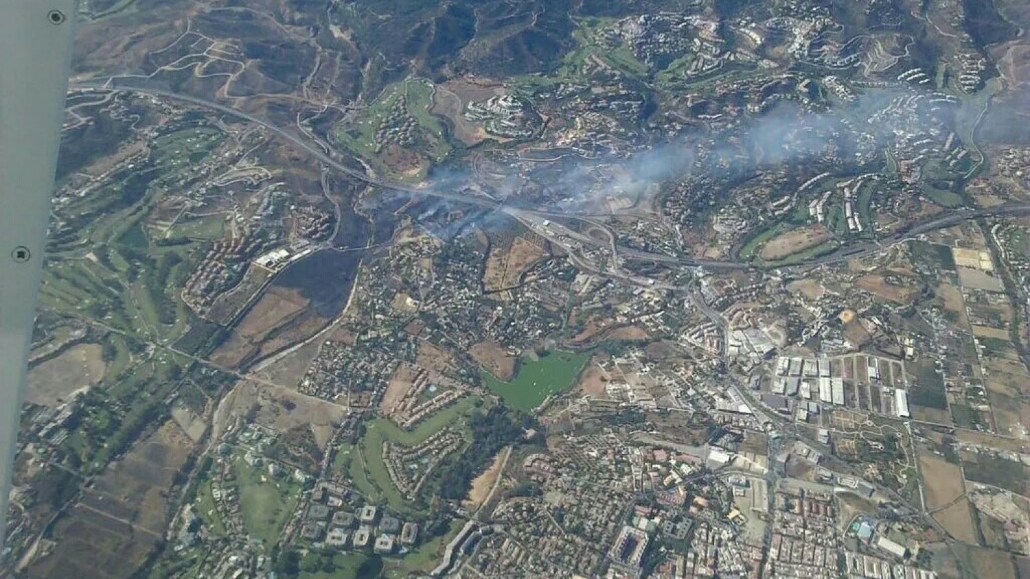 Declarado un incendio en un paraje de Benahavís