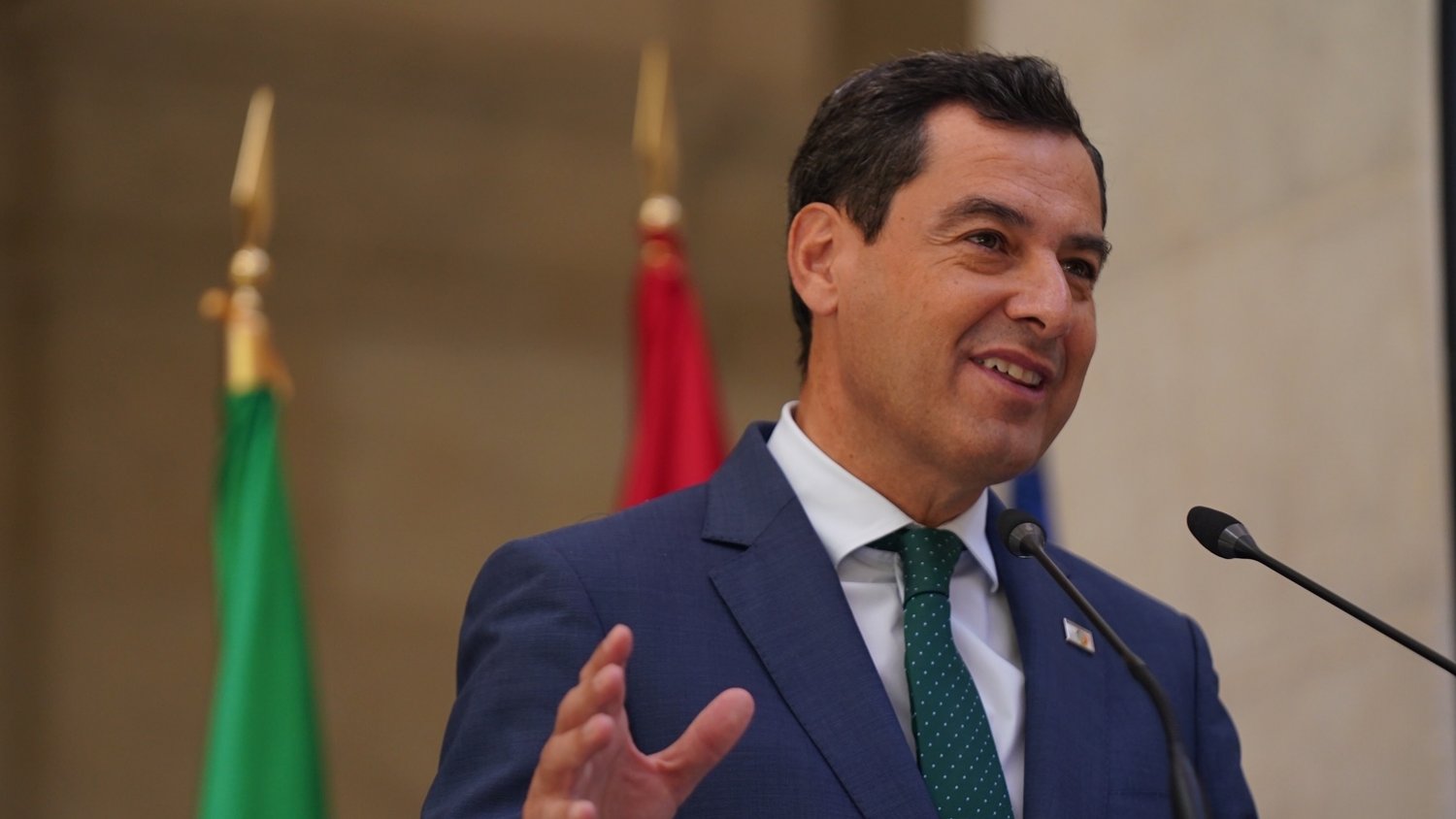 Moreno incide en el respaldo del Gobierno andaluz a Málaga como sede de la Expo Internacional de 2027