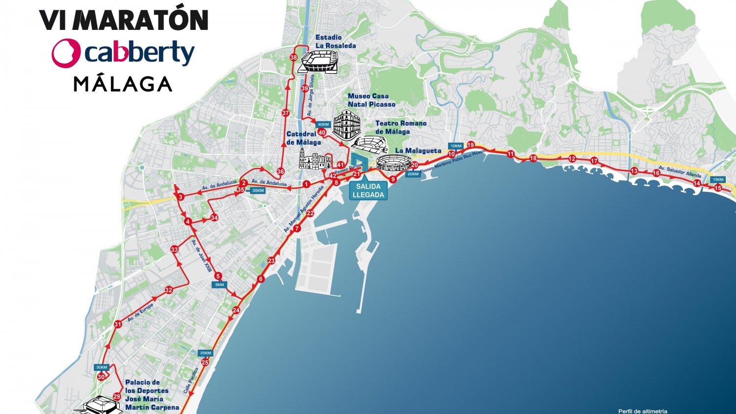 El maratón Cabberty Málaga incluirá en su recorrido el Centro Histórico de la ciudad