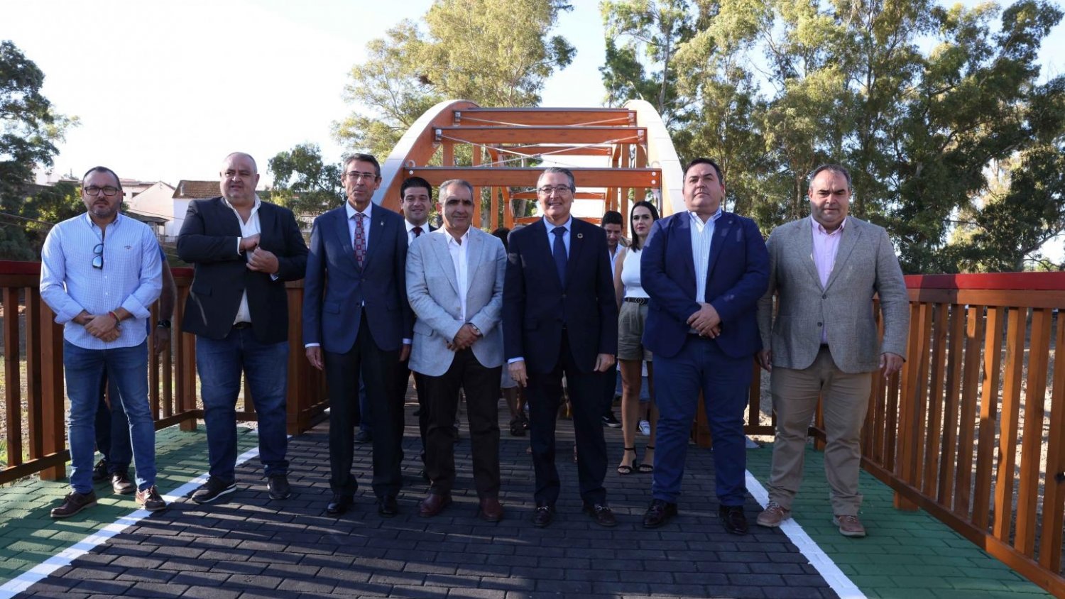 Diputación inaugura en Álora la primera obra del Corredor Verde del Guadalhorce