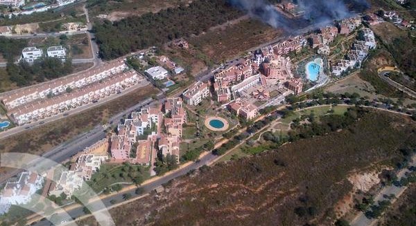 Declarado un incendio en una paraje de Manilva