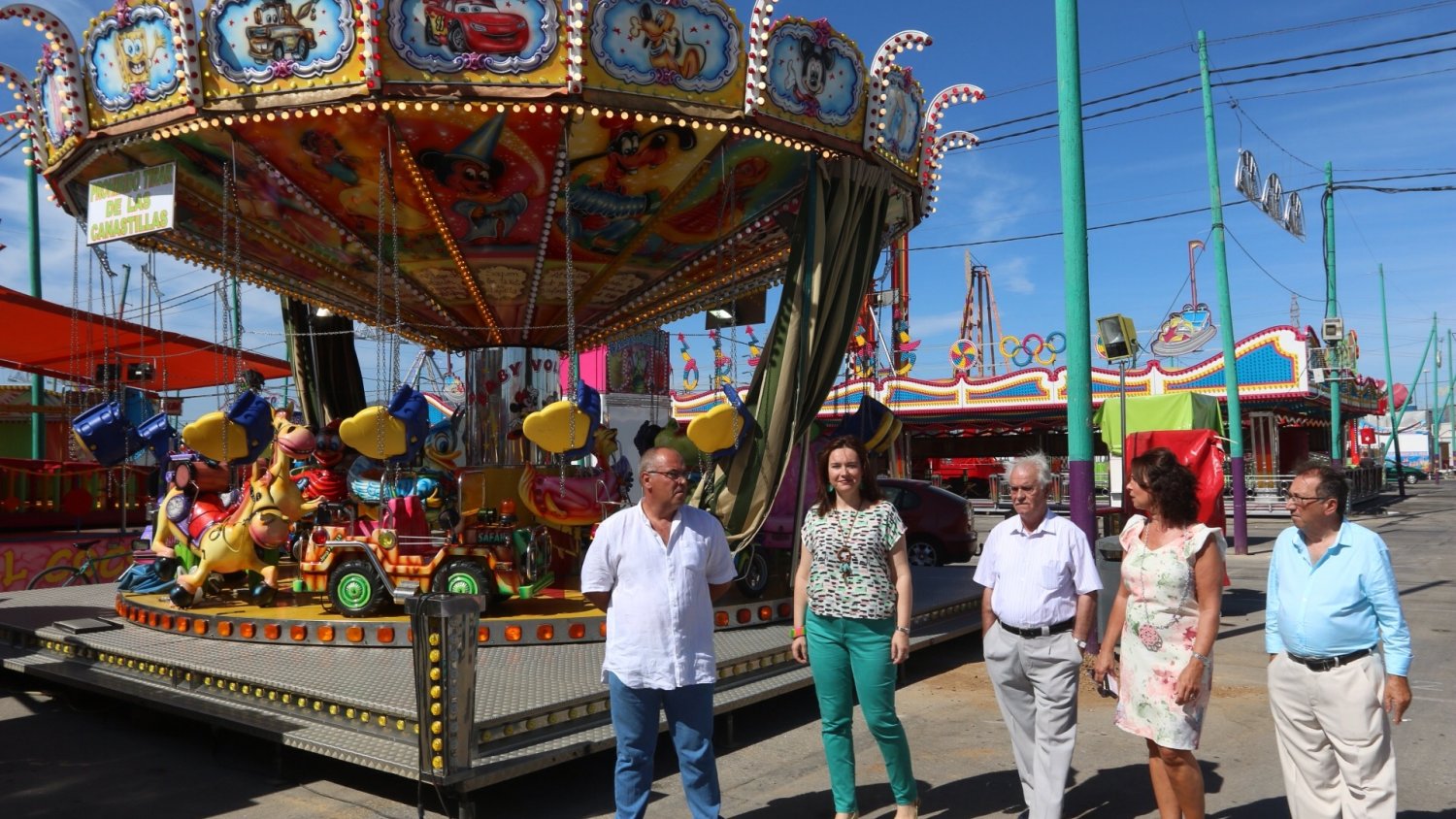 Más de 500 personas trabajarán durante la feria en las atracciones del recinto de Cortijo de Torres