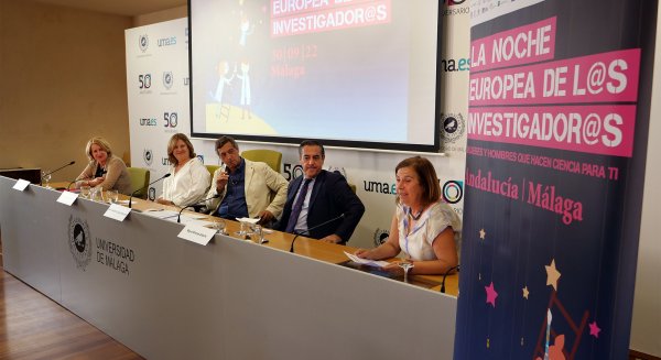 UMA.- La Noche Europea de los Investigadores ultima detalles para llenar de ciencia las calles de Málaga