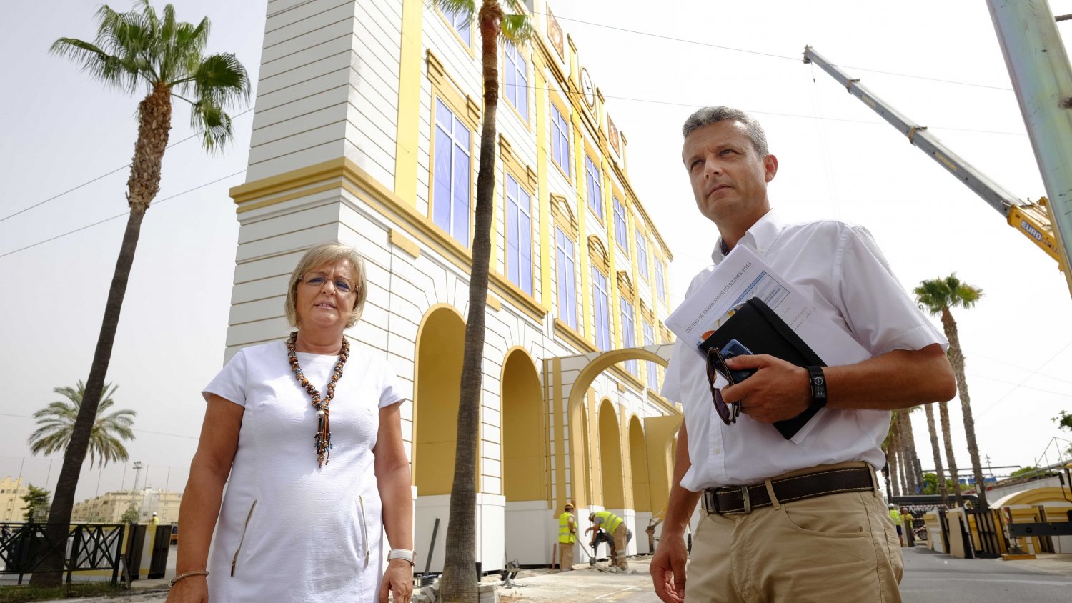 El edificio de la Autoridad Portuaria, nueva portada del Real de la Feria