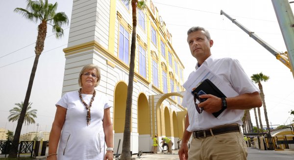 El edificio de la Autoridad Portuaria, nueva portada del Real de la Feria