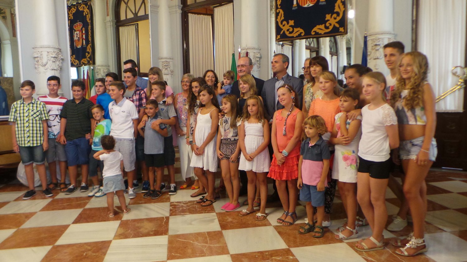El Ayuntamiento recibe a 24 niños bielorrusos afectados por el desastre nuclear de Chernobyl