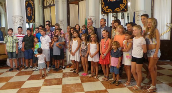 El Ayuntamiento recibe a 24 niños bielorrusos afectados por el desastre nuclear de Chernobyl