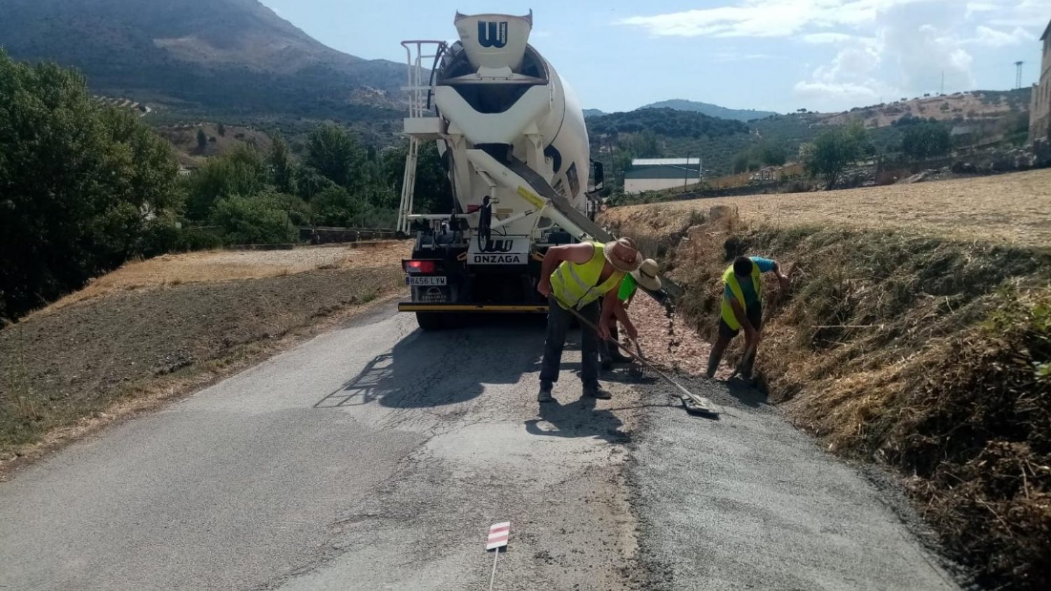 Diputación invierte 1,5 millones de euros en nuevas mejoras en la carretera que une El Burgo y Casarabonela