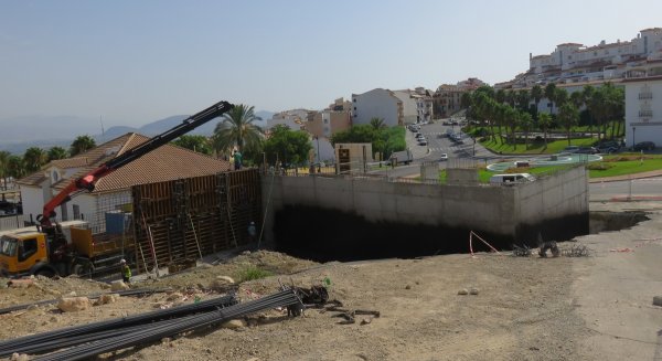Las obras de la Estación de Autobuses de Alhaurín el Grande avanzan a buen ritmo