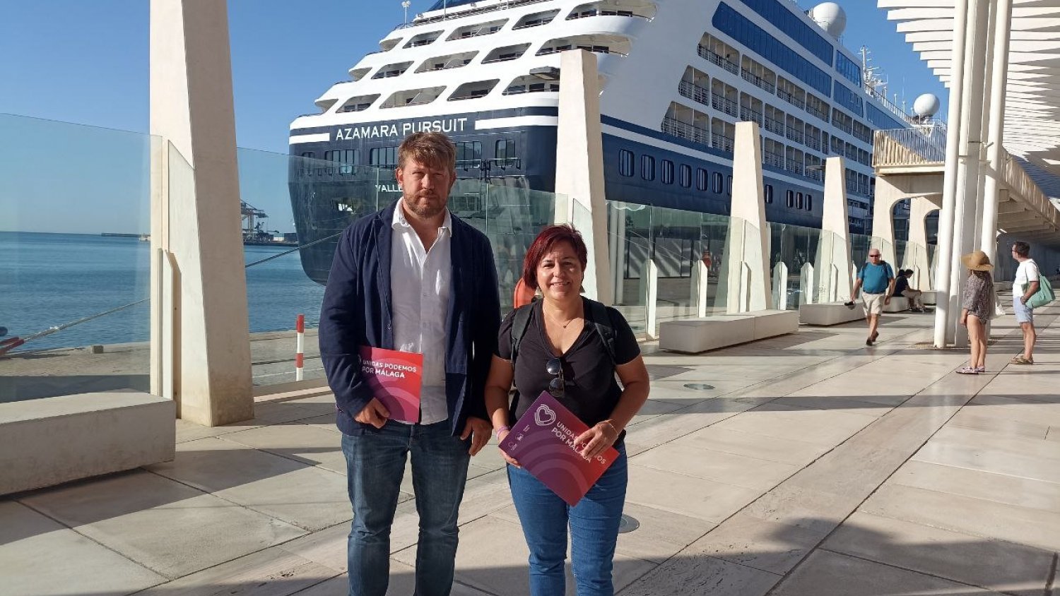 Unidas Podemos pide conocer el impacto medioambiental de los cruceros en Málaga