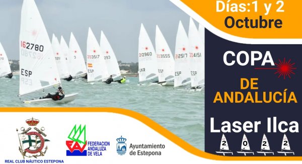 Estepona acoge este fin de semana la Copa de Andalucía de Vela Laser Ilca