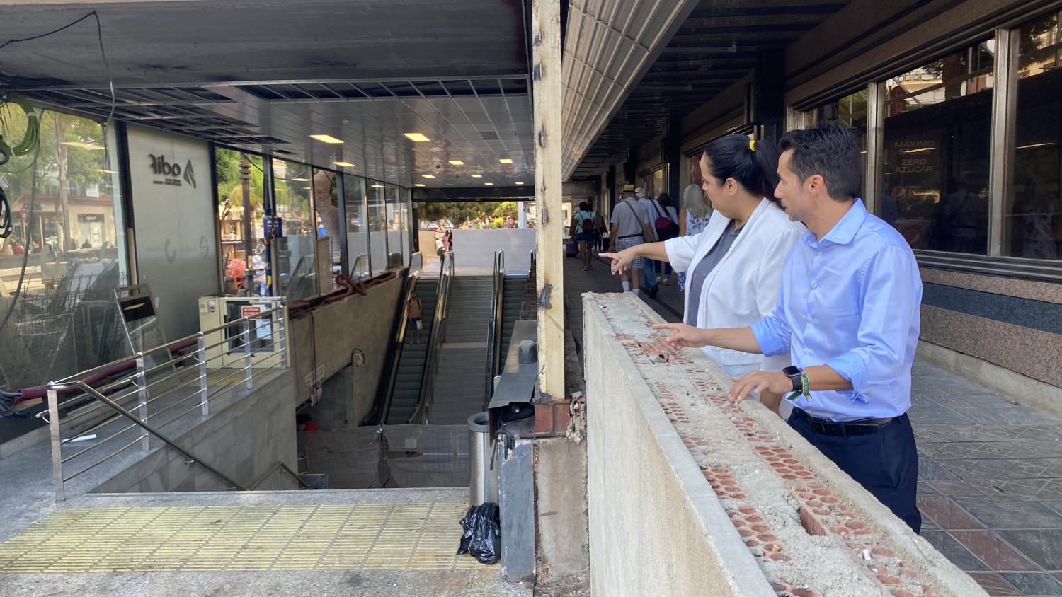 Ciudadanos denuncia la falta de accesibilidad a la estación de Cercanías en Fuengirola