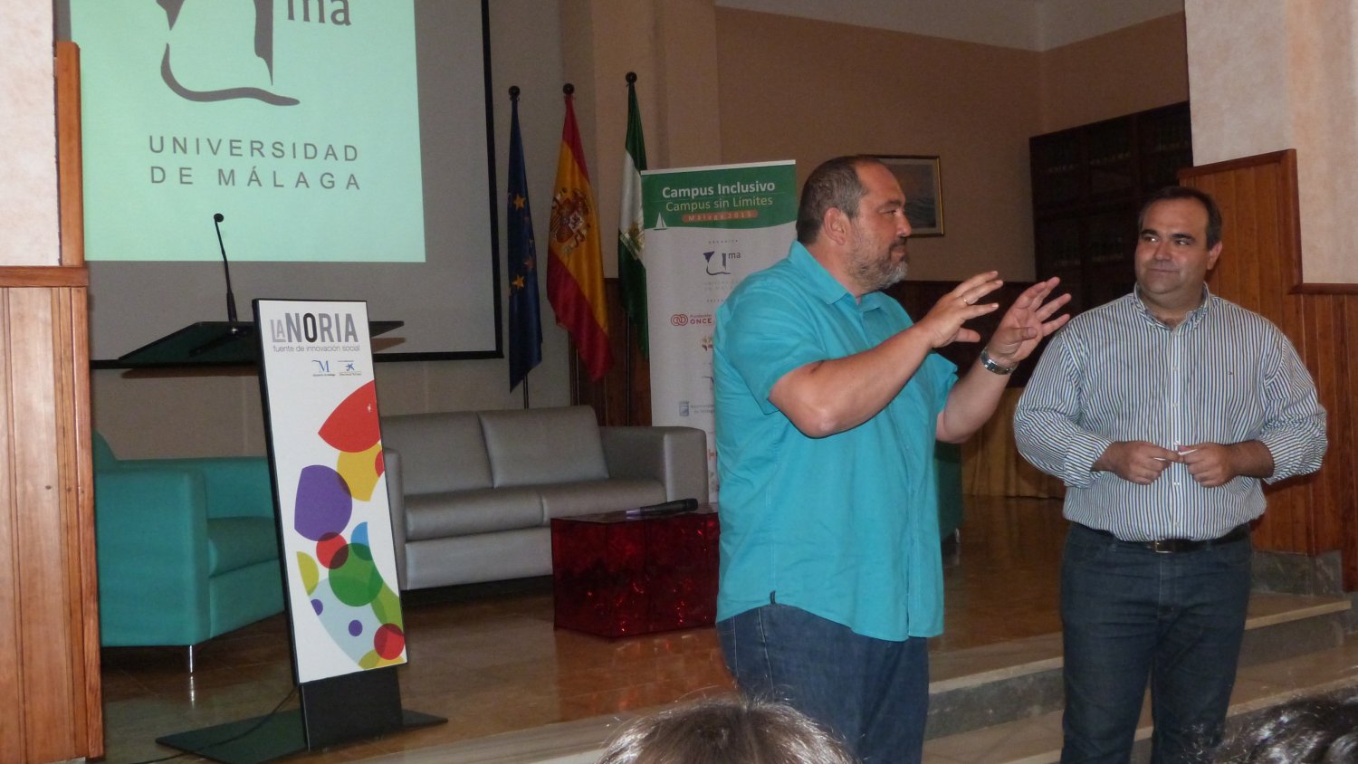 Participantes del 'Campus inclusivo. Campus sin límites' conocen las posibilidades de la innovación social en La Noria