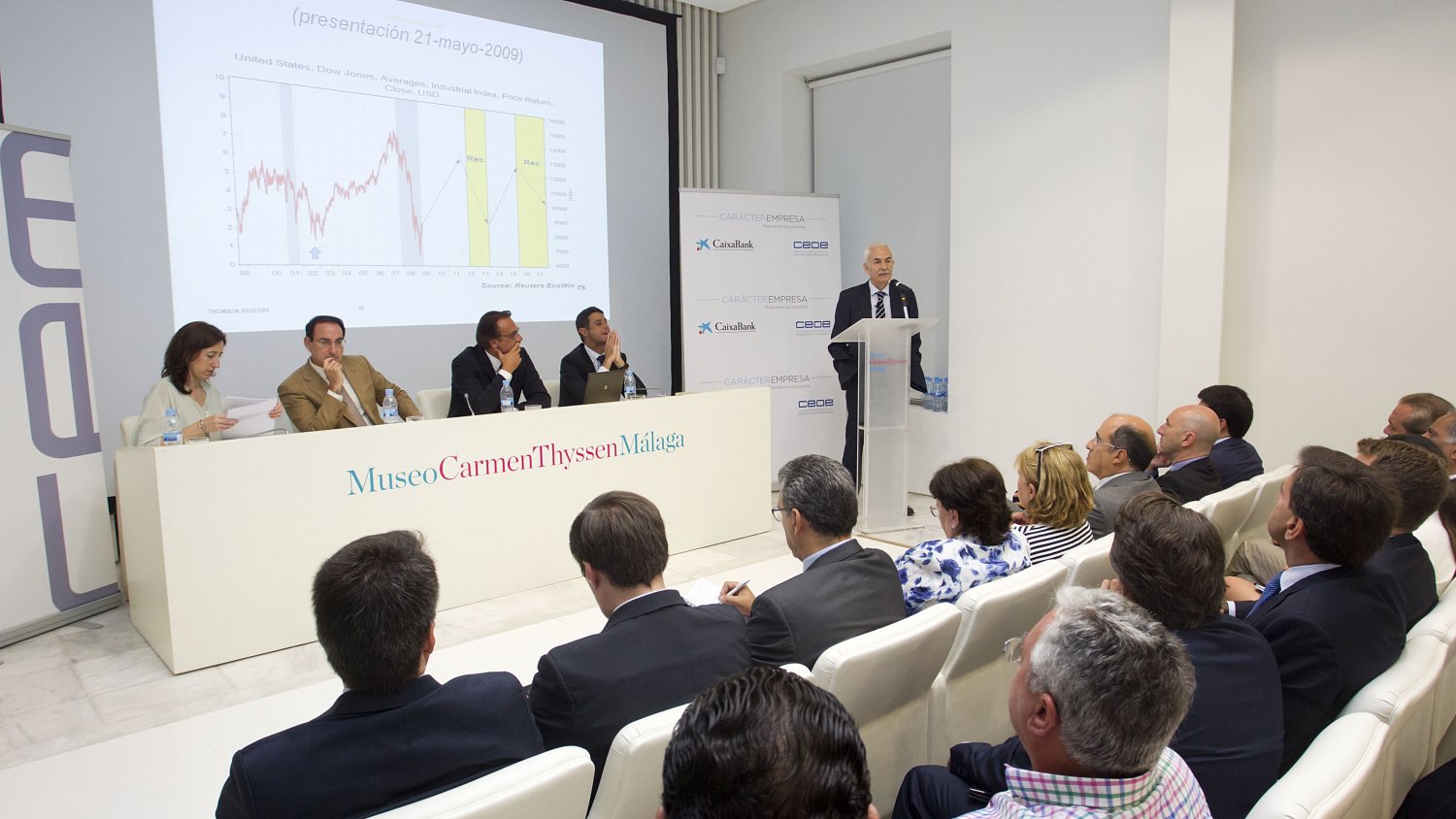 La CEM se adhiere al acuerdo entre CaixaBank y CEOE para canalizar la línea de financiación de 11.000 millones entre las empresas malagueñas