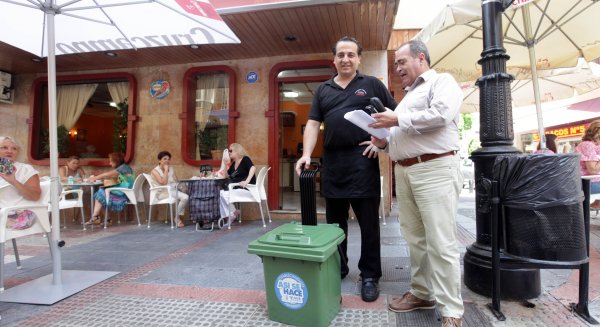 El Ayuntamiento de Marbella impulsa una campaña para fomentar el reciclaje de vidrio en los establecimientos de hostelería