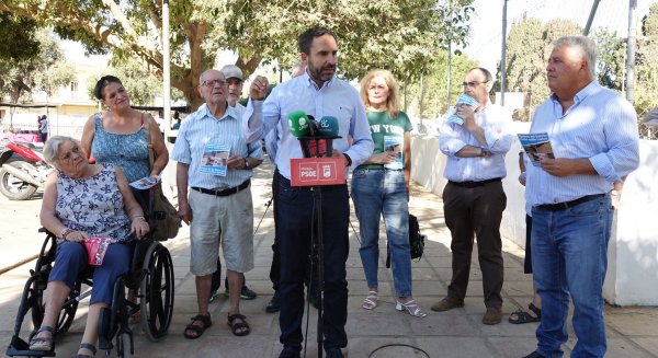 PSOE pide un plan de choque de limpieza en Churriana para “sacarla del abandono de la periferia”