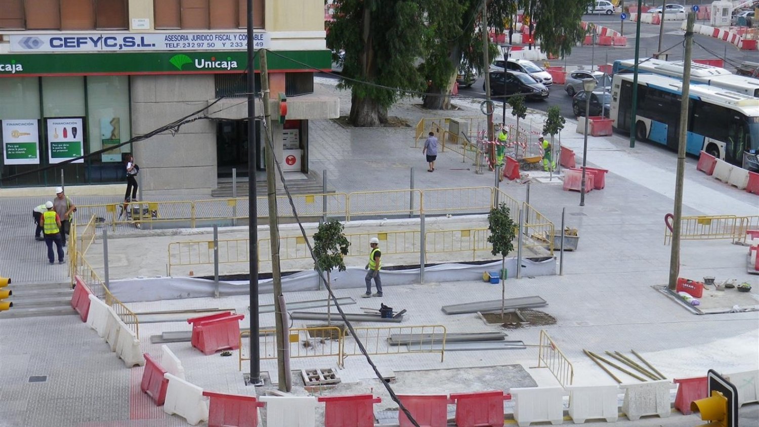 Metro de Málaga finaliza la urbanización entre Albert Camus y la avenida de la Aurora