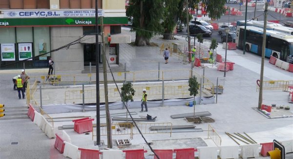 Metro de Málaga finaliza la urbanización entre Albert Camus y la avenida de la Aurora