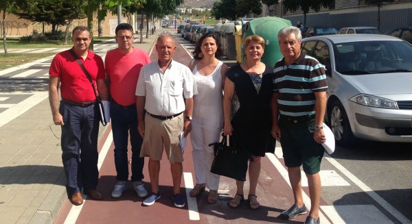 Los vecinos de Teatinos consiguen modificar el carril bici 