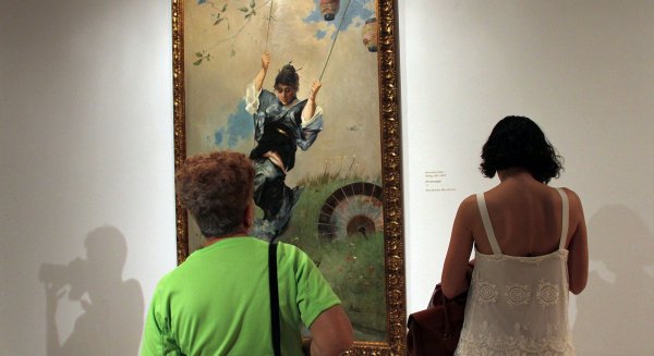 Unicaja expone en La Coracha 68 obras que reflejan imágenes y costumbres populares españolas del siglo XIX