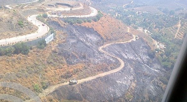 Controlado el incendio declarado en un paraje en Ojén