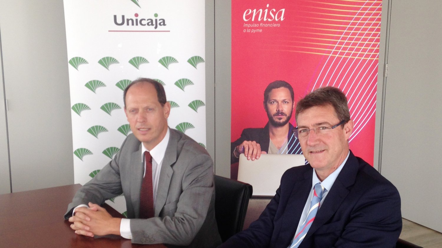 Unicaja Banco y Enisa firman un convenio para impulsar la financiación a las pymes