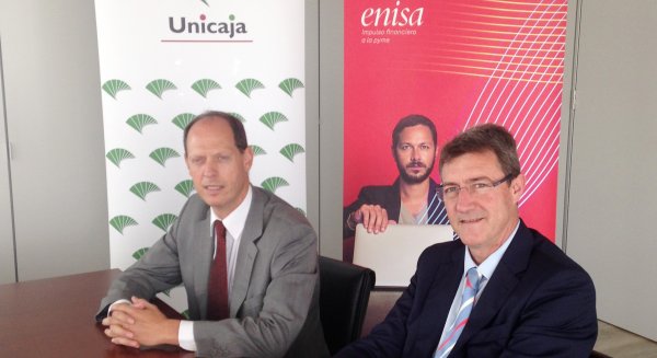 Unicaja Banco y Enisa firman un convenio para impulsar la financiación a las pymes