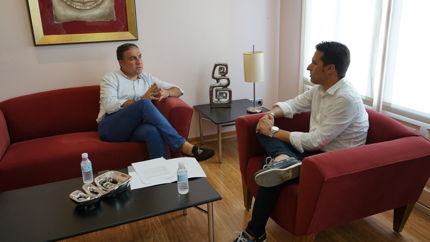 La Senda Litoral y el campo de fútbol de El Morche, compromisos de la Diputación en Torrox