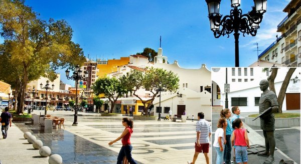 La plaza Picasso de Torremolinos se convertirá en un zoco de arte urbano con la iniciativa cultural 'Plaza de los Pintores'