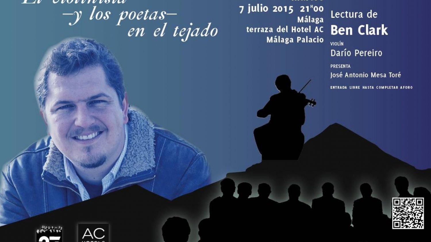 Ben Clarck y Darío Pereiro, protagonistas del ciclo 'El violinista –y los poetas—en el tejado'