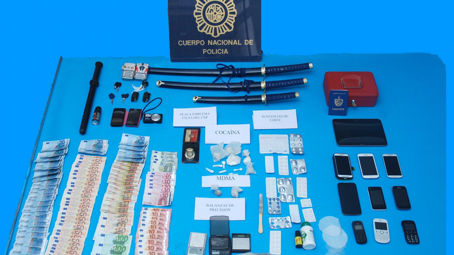 Desarticulan un servicio de venta de droga previo encargo y detienen a nueve personas