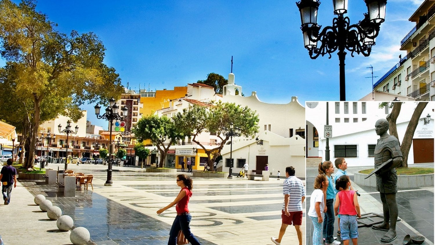 La plaza Picasso de Torremolinos se convertirá en un zoco de arte urbano con la iniciativa cultural 'Plaza de los Pintores'