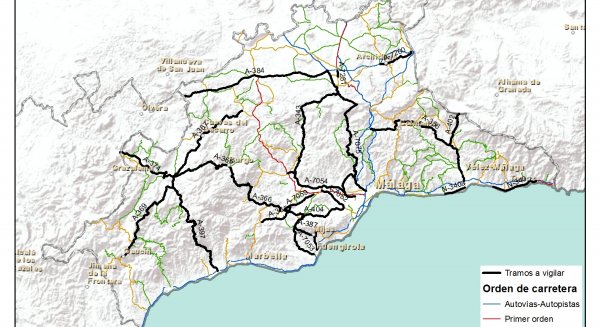 Tráfico intensificará la vigilancia en tramos peligrosos con cerca de una treintena de radares móviles en Málaga
