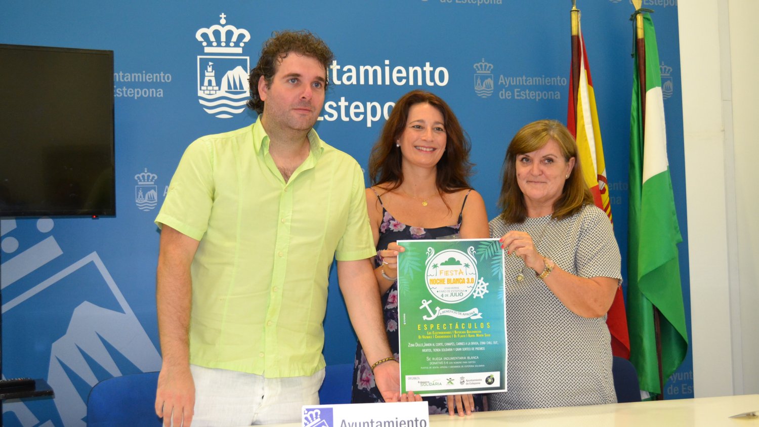 Estepona colabora en la III Noche Blanca y recaudará fondos para Aprona
