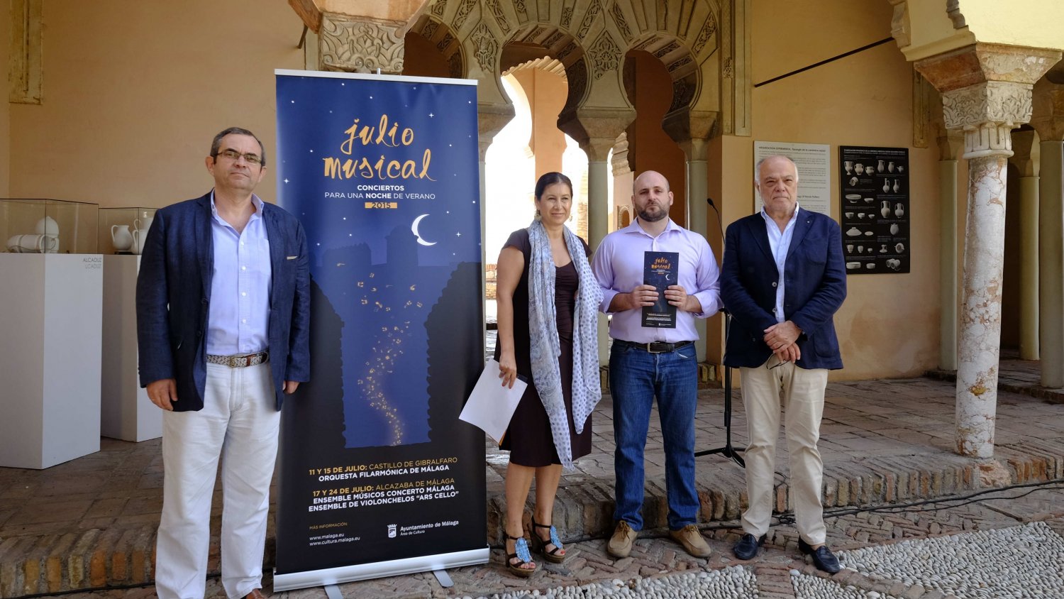 La tercera edición de 'julio musical' lleva conciertos nocturnos a la alcazaba y Gibralfaro