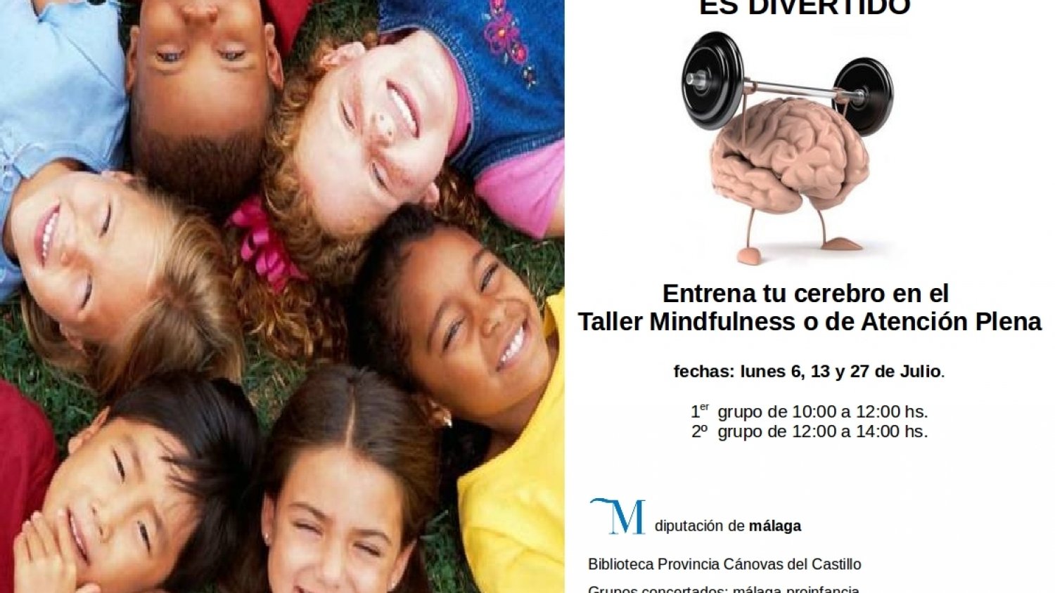 Medio centenar de niños entrenarán su cerebro en un taller de la Diputación para mejorar la concentración