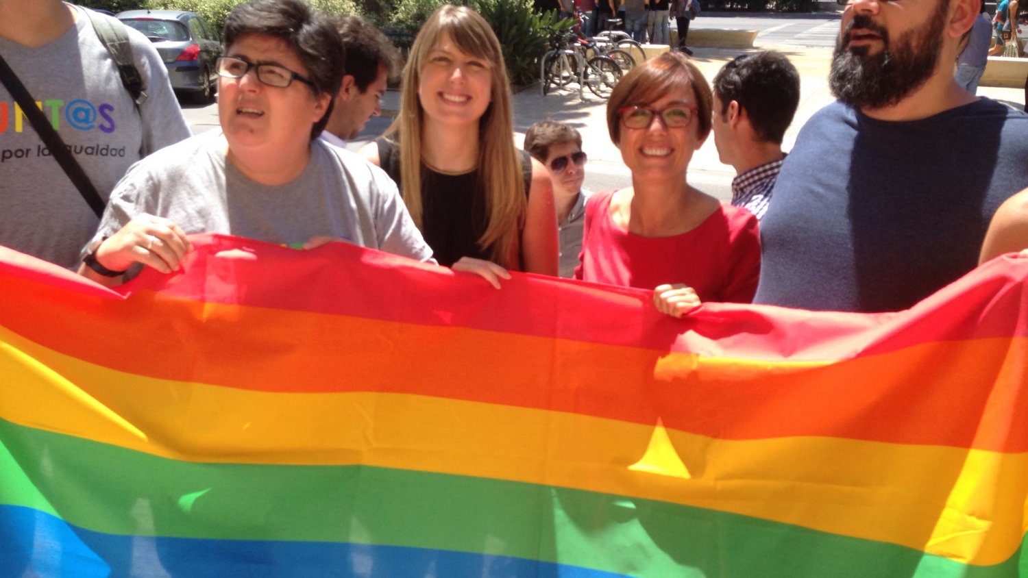 Gámez reivindica los derechos y libertades del colectivo LGTBI en Málaga