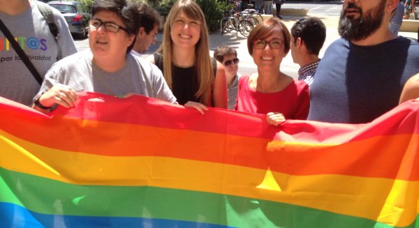Gámez reivindica los derechos y libertades del colectivo LGTBI en Málaga